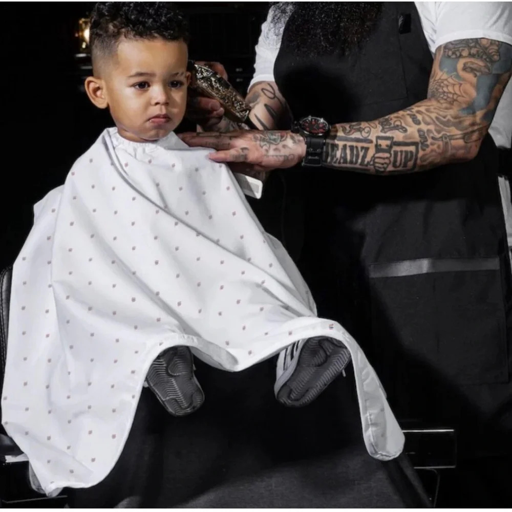 🆕 Kids Barber Cape and Neck Duster Brush